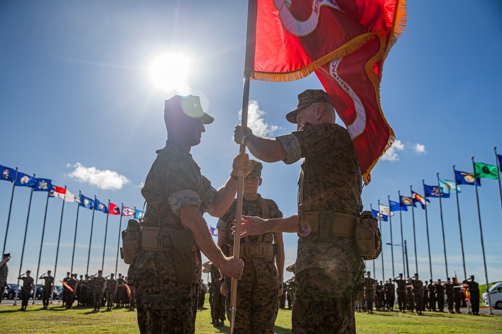 Marine Corps Installations Pacific Conducts a Change of Command Ceremony on CampFoster