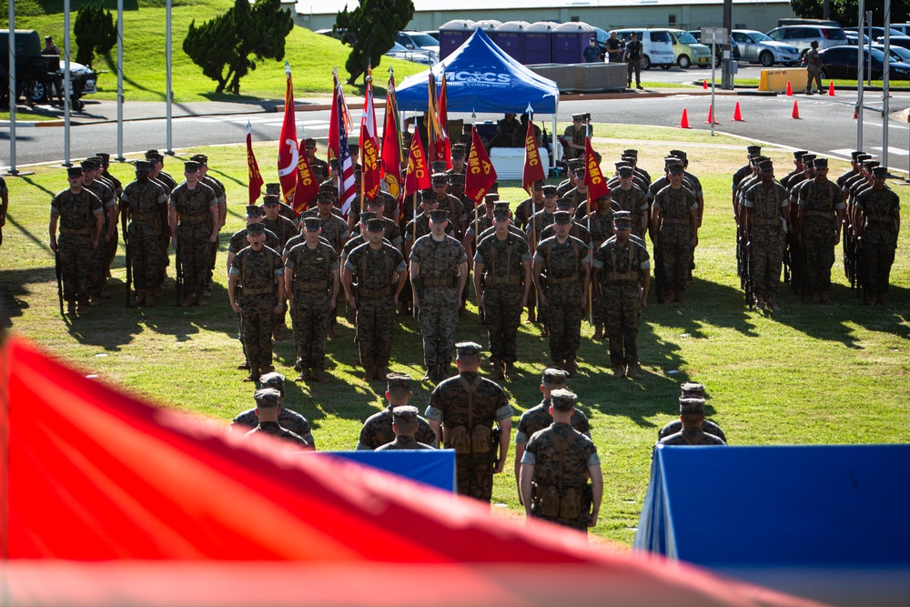 Marine Corps Installations Pacific Conducts a Change of Command Ceremony on Camp Foster