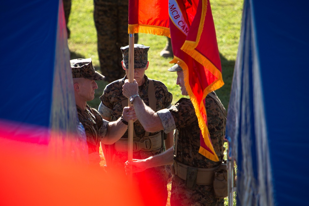 Marine Corps Installations Pacific Conducts a Change of Command Ceremony on Camp Foster