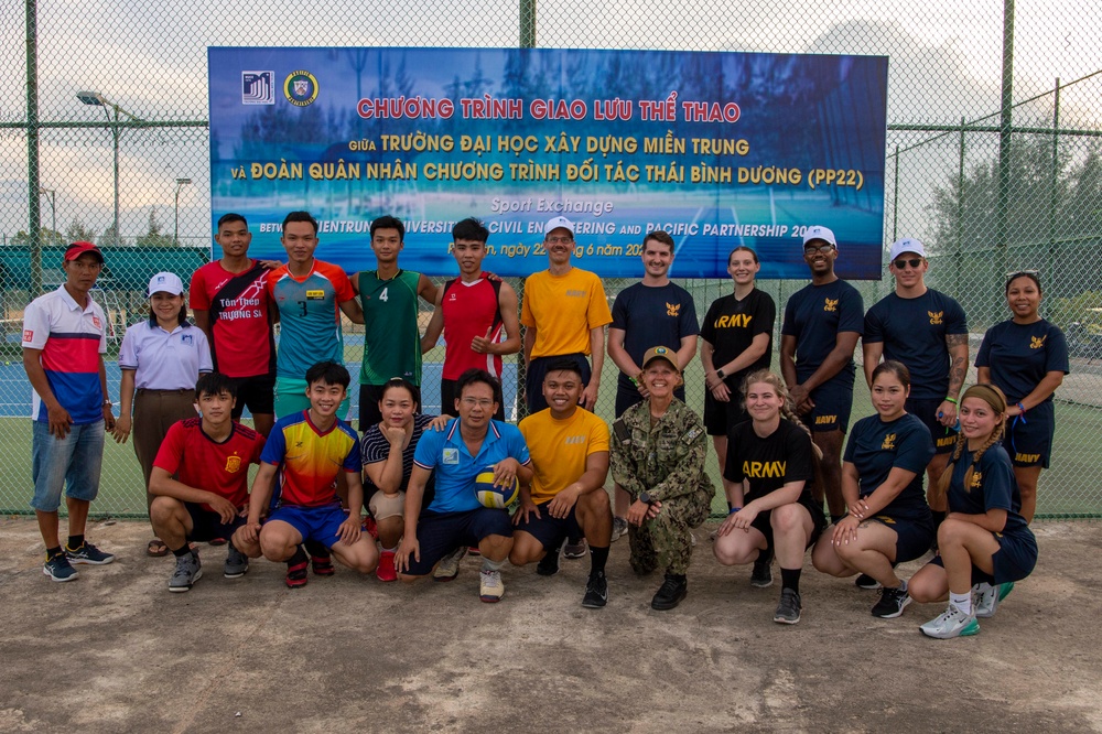 U.S. Navy Sailors participate in Host Nation Outreach Event during Pacific Partnership 2022