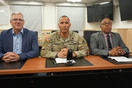 Garrison Wiesbaden discusses topics of interest in quarterly town hall