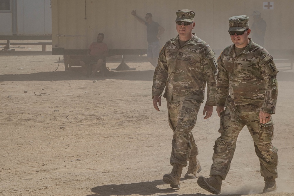 Walking Through a Sandstorm in Tunisia during African Lion 2022