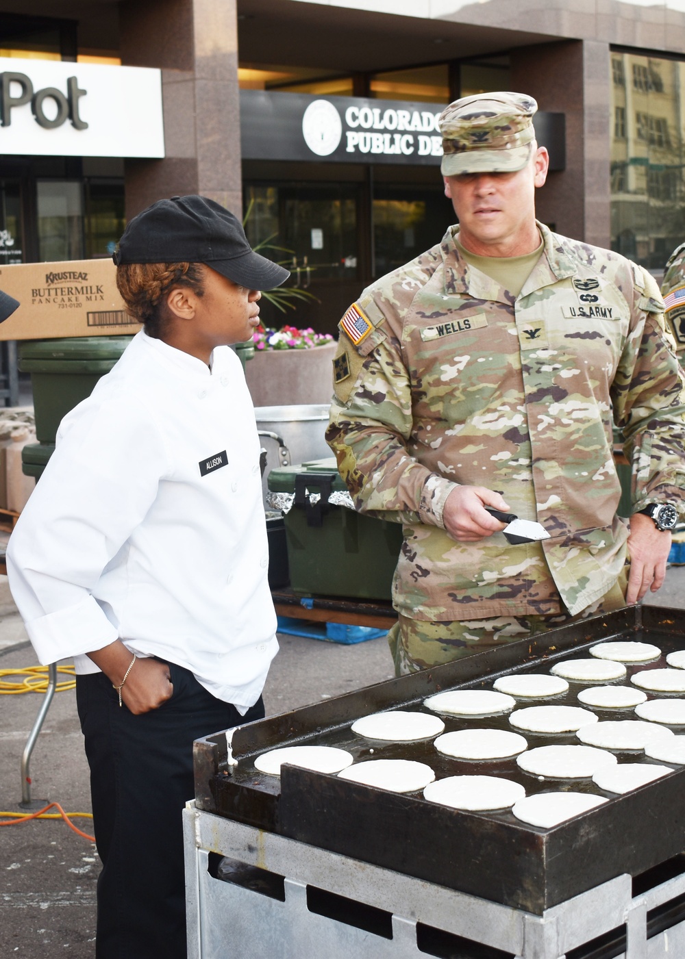 Street breakfast celebrates Western heritage