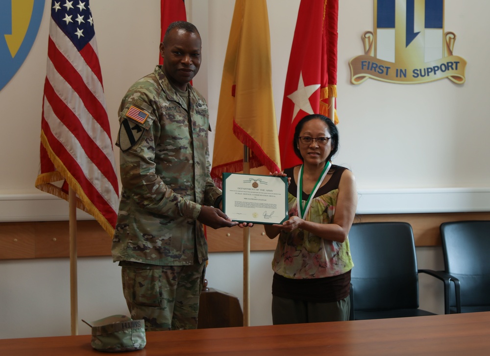 21st Theater Sustainment Command Bids Farewell to SPO