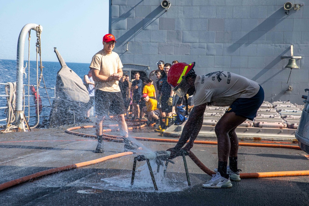 USS San Jacinto Damage Control Olympics