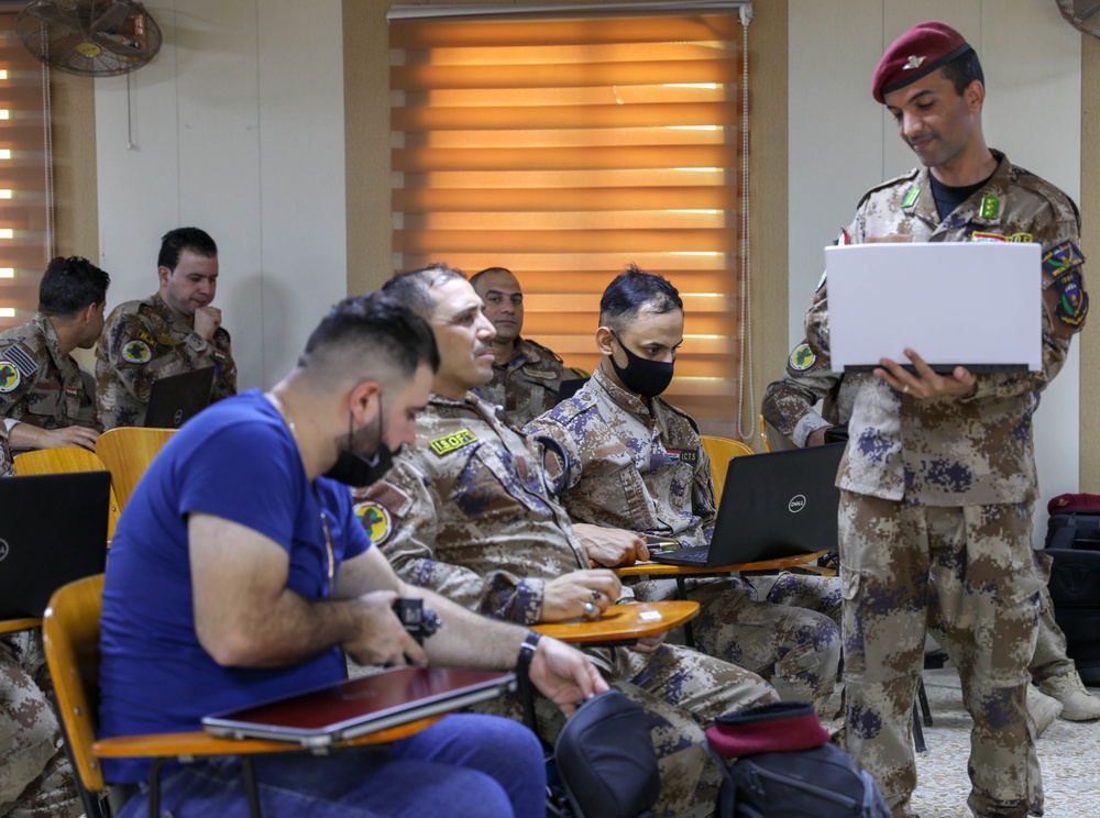 Iraqi Counter Terrorism Service servicemembers complete Public Affairs refresher course