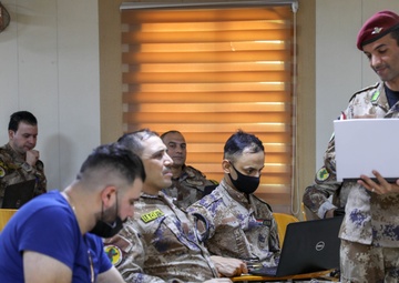 Iraqi Counter Terrorism Service servicemembers complete Public Affairs refresher course