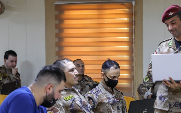 Iraqi Counter Terrorism Service servicemembers complete Public Affairs refresher course
