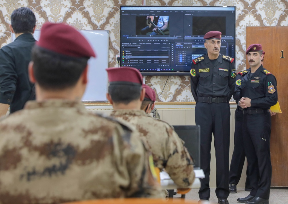 Iraqi Counter Terrorism Service servicemembers complete Public Affairs refresher course