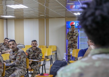 Iraqi Counter Terrorism Service servicemembers complete CSOJTF-Levant Public Affairs course