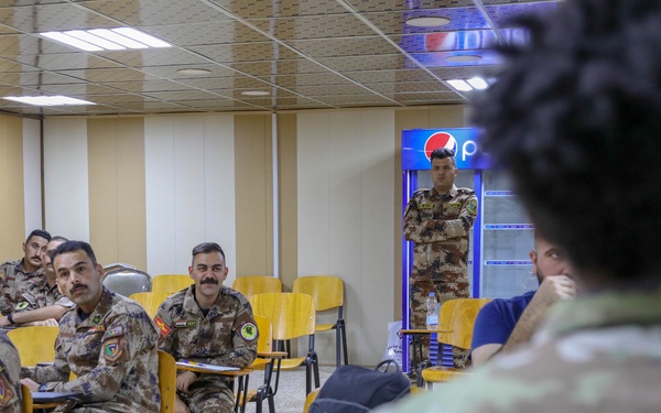 Iraqi Counter Terrorism Service servicemembers complete CSOJTF-Levant Public Affairs course