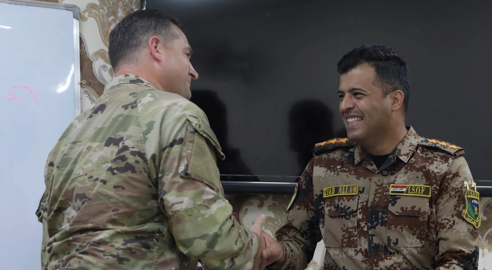 Iraqi Counter Terrorism Service servicemembers complete Public Affairs course