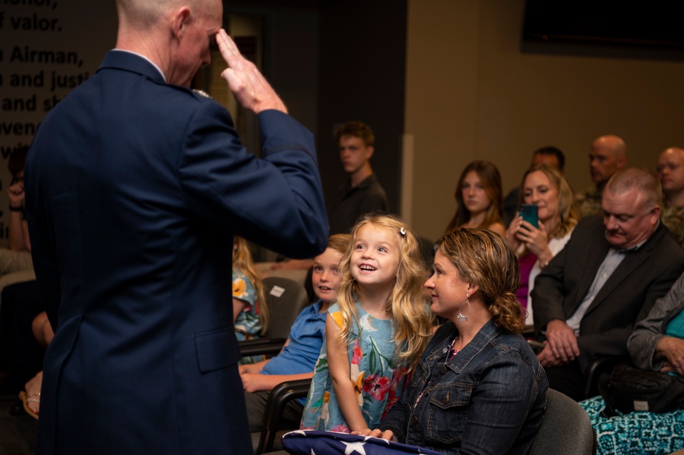 24 SOW Surgeon General retirement ceremony