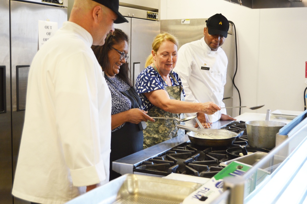 In the kitchen with sarge