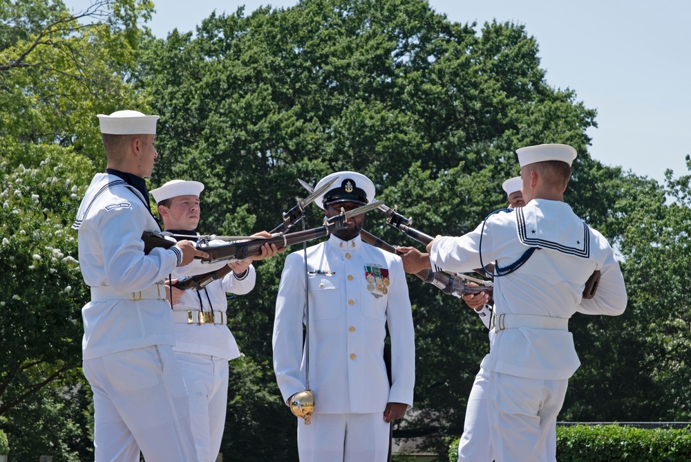 U.S. Navy Ceremonial Guard Perform at the Memphis Museum of Science and History during Navy Week Memphis