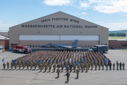 104FW awarded Air Force Outstanding Unit Award