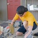 Sailors Volunteer at Camp Conquest during Navy Week Memphis