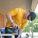 Sailors Volunteer at Camp Conquest during Navy Week Memphis