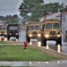 Rainy day convoy at Fort McCoy