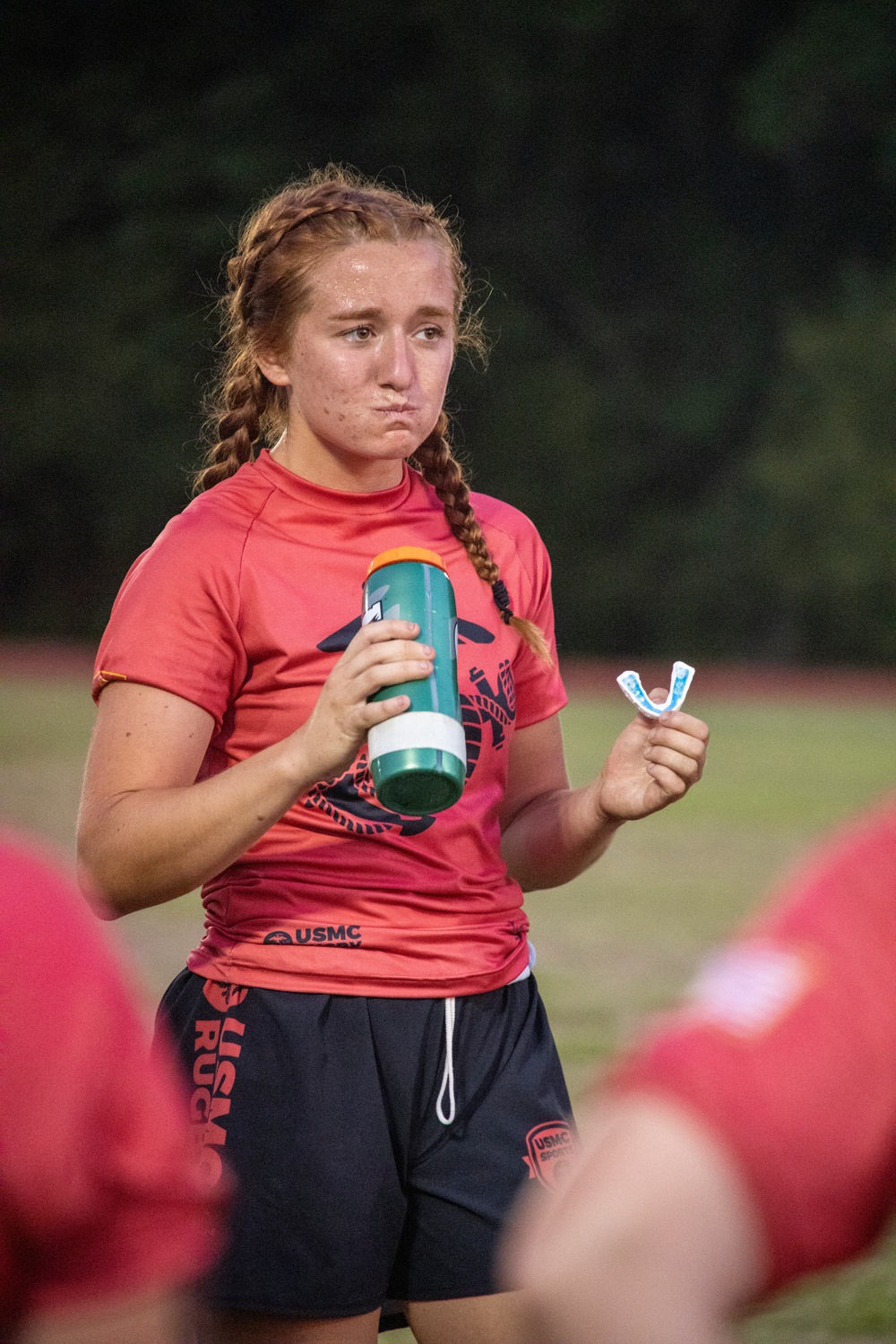 USMC Rugby Team trains at MCAS Beaufort