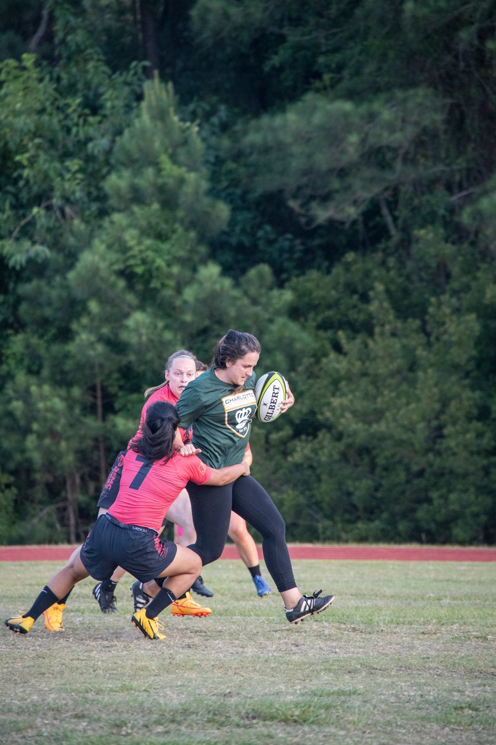 USMC Rugby Team trains at MCAS Beaufort