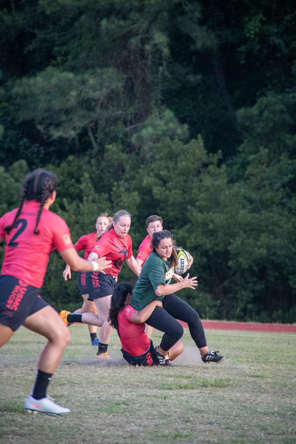 USMC Rugby Team trains at MCAS Beaufort