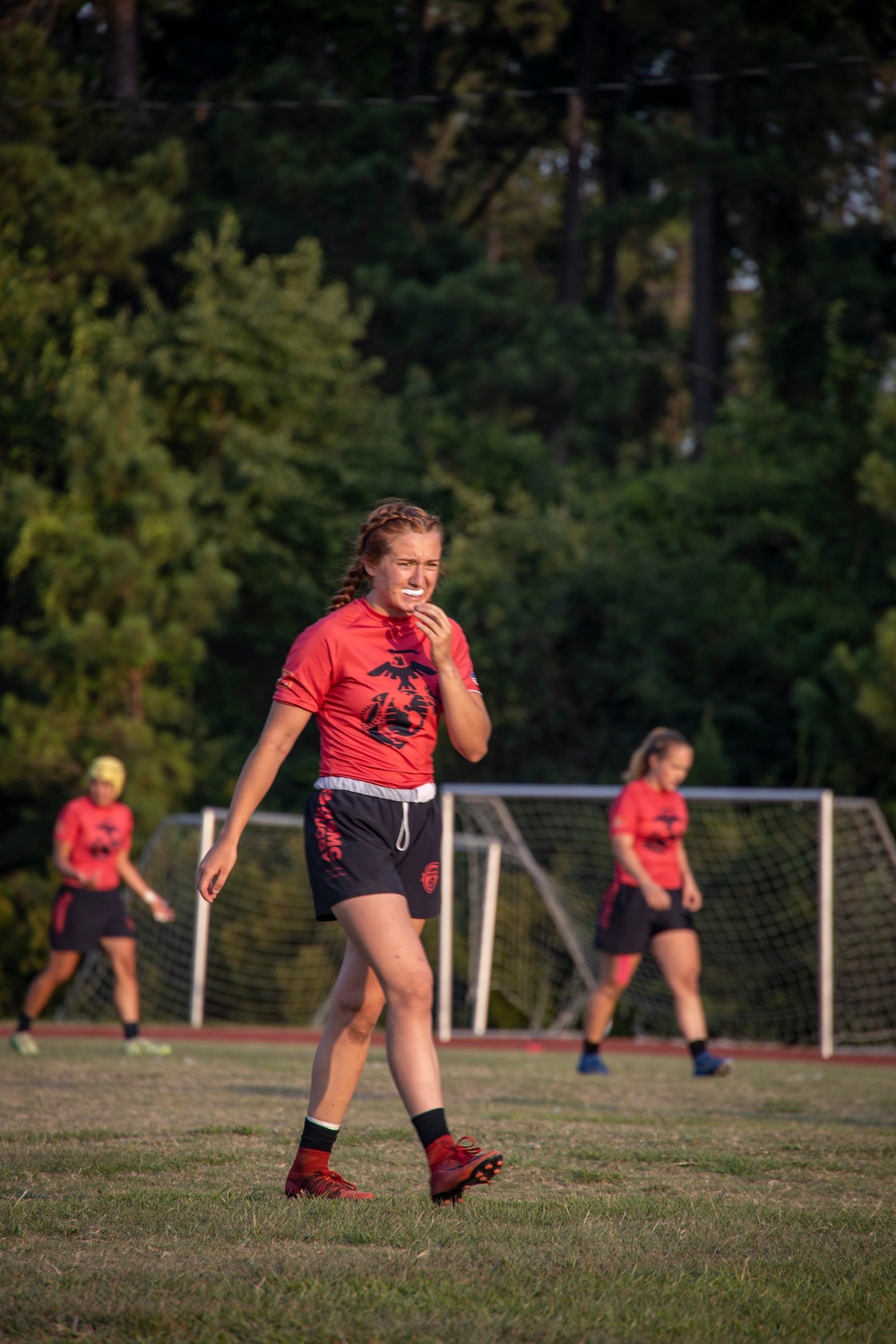 USMC Rugby Team trains at MCAS Beaufort