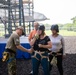 Leadership Oklahoma rappels down Fort Sill tower