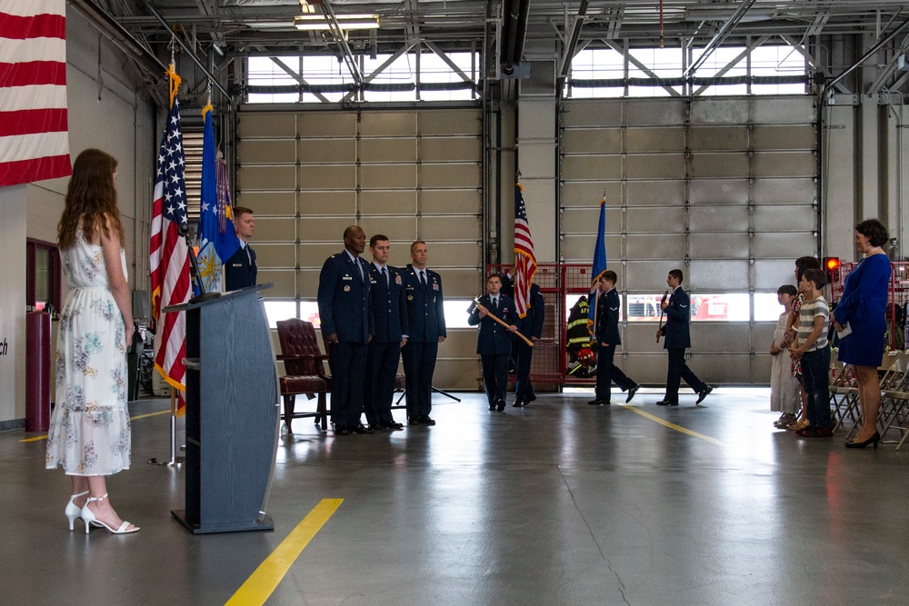 436th CES holds change of command