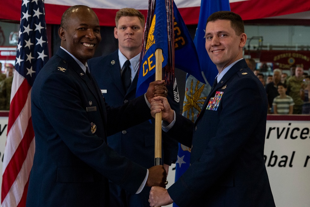 436th CES holds change of command