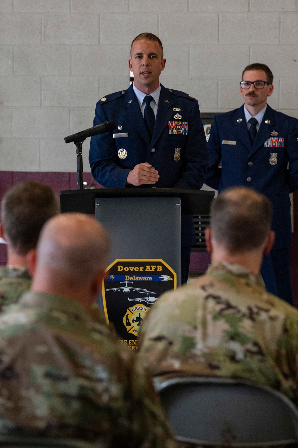 436th CES holds change of command