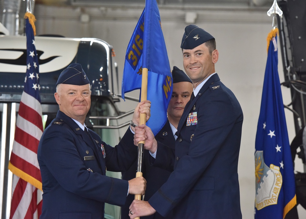 316 MSG Welcomes New Commander