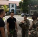 U.S. and French Marines work together on an endurance course