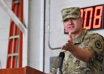 33rd Maintenance Group welcomes new commander during a change of command ceremony