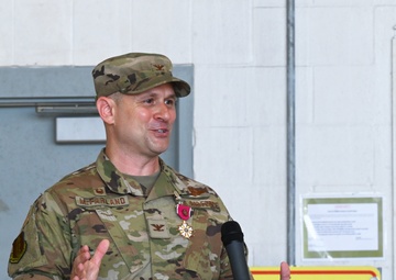 33rd Maintenance Group welcomes new commander during a change of command ceremony
