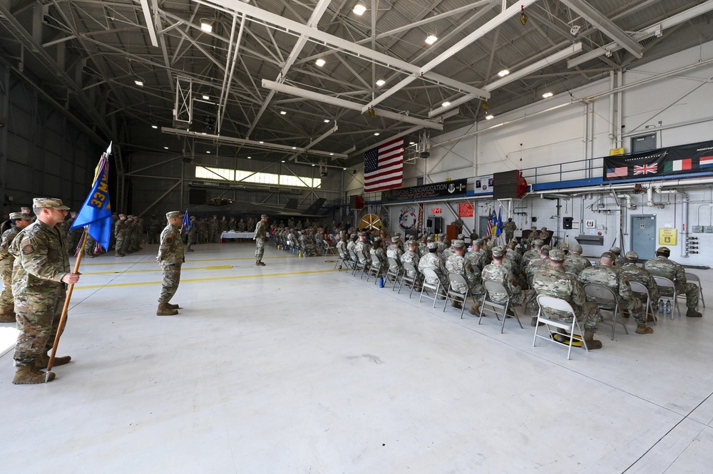 33rd Maintenance Group welcomes new commander during a change of command ceremony