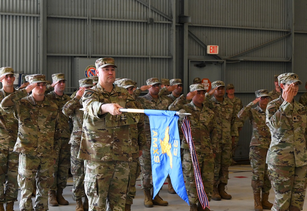 33rd Maintenance Group welcomes new commander during a change of command ceremony