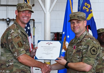 33rd Maintenance Group welcomes new commander during a change of command ceremony