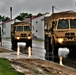 Rainy day convoy at Fort McCoy