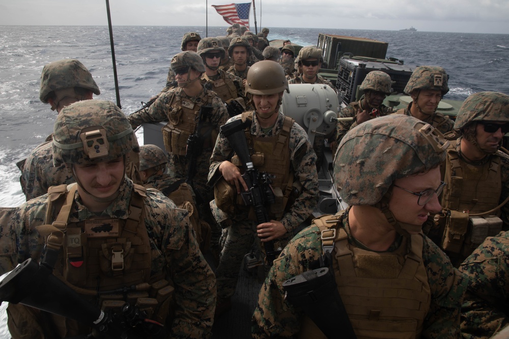 U.S. Marines conduct amphibious landing during Caraibes 22