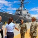 DARPA Tours Aboard Newest Destroyer (DDG 121)