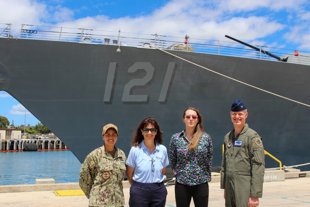 DARPA Tours Aboard Newest Destroyer (DDG 121)
