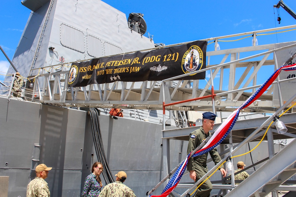 DARPA Tours Aboard Newest Destroyer (DDG 121)
