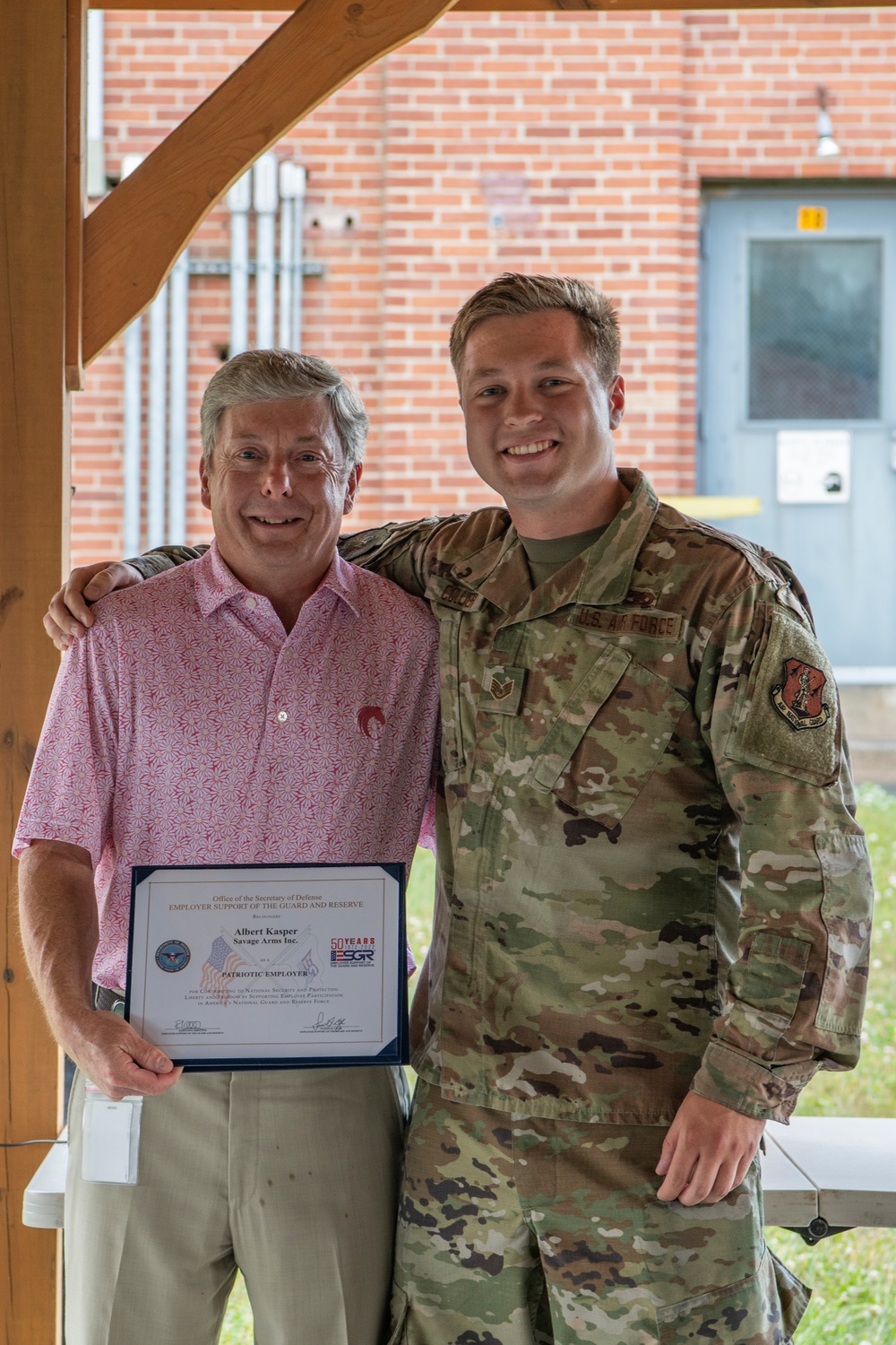 104FW Airman’s Civilian Employers selected for ESGR Patriot Awards