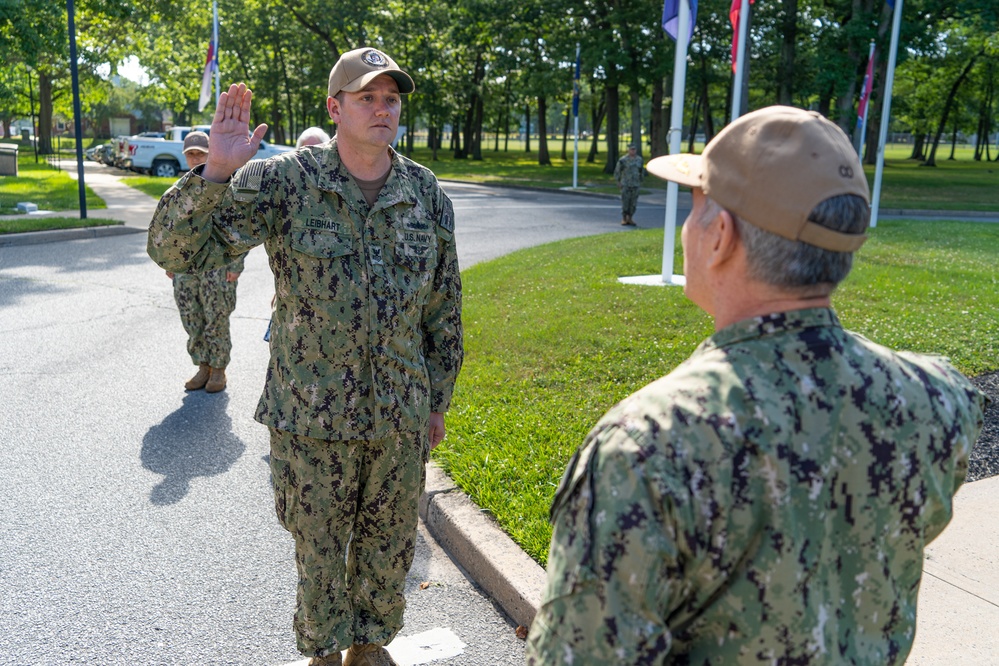 DC1 Leibhart Reenlistment