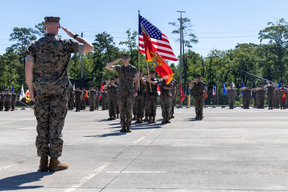 2d ANGLICO Change of Command Ceremony