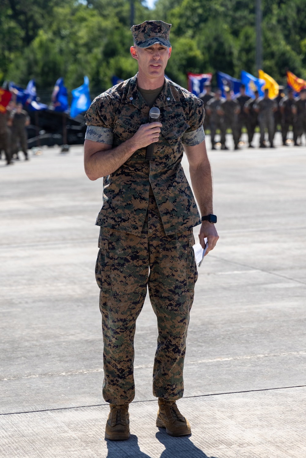 2d ANGLICO Change of Command Ceremony