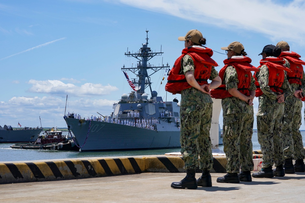 USS Gravely returns home to Norfolk