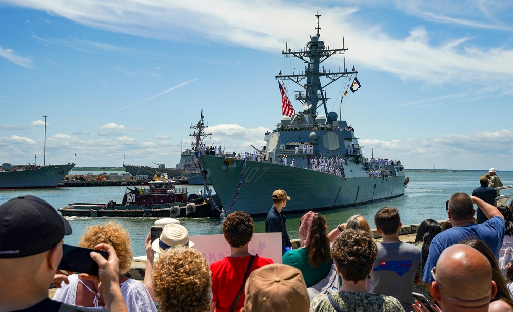 USS Gravely returns home to Norfolk