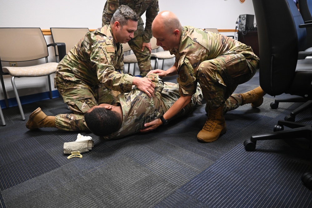 960th CW holds tactical combat casualty care training